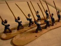 I started these around June, and finished in November. Same year, though. As you can see, painting 15mm is really fast.