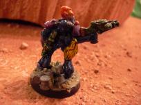 Eldar warrior from behind.