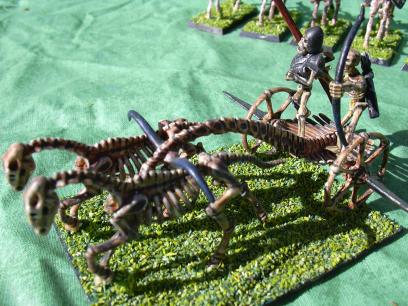 Skeleton chariot