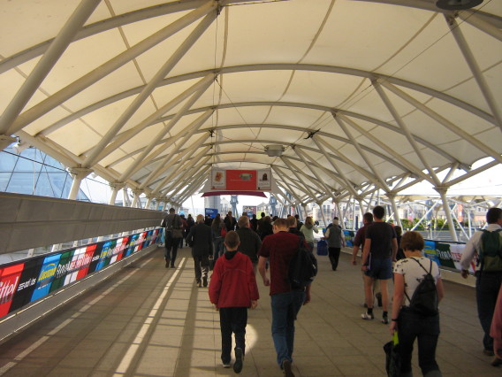 Arriving at ExCel