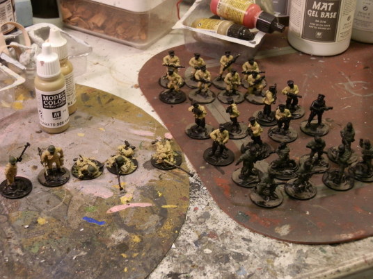 Russians under the brush