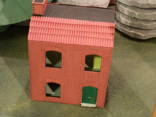 Mansard roof house