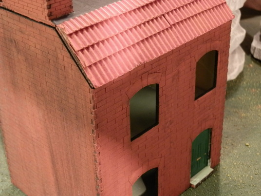 Mansard roof house
