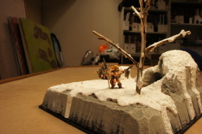 I used a hot wire cutter for the basic shaping of the foam.
