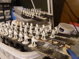 Two more batches of scifi troopers.