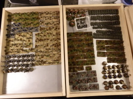 The entire collection. Interestingly the only models too high to fit into these shallower storage boxes are... the dwarfs.