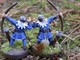 Closeup showing some details. These are really pretty simple figures, which I think is ideal for bulk troops.