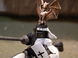 Closeup on the helmet.